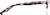 Side view of Rectangle Glasses 4473639 in Lilac Tortoiseshell thumbnail