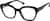 Angle view of Cat-Eye Glasses 4473721 in Black thumbnail