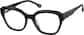 Angle view of Cat-Eye Glasses 4473721 in Black thumbnail