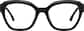 Front view of Cat-Eye Glasses 4473721 in Black thumbnail