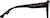 Side view of Cat-Eye Glasses 4473721 in Black thumbnail