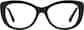 Front view of Cat-Eye Glasses 4473821 in Black thumbnail