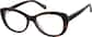 Angle view of Cat-Eye Glasses 4473825 in Tortoiseshell thumbnail