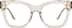 Square Glasses 4473915 in Brown