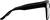 Side view of Square Glasses 4473921 in Black thumbnail