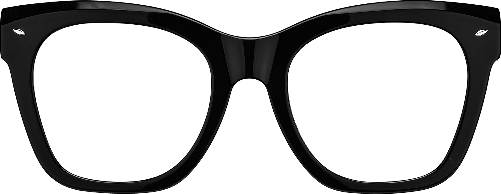Black Square Glasses #4473921 | Zenni Optical