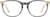 Front view of Square Glasses 4474012 in Gray thumbnail