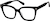 Angle view of Square Glasses 4474121 in Black thumbnail