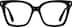 Square Glasses 4474121 in Black