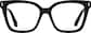 Front view of Square Glasses 4474121 in Black thumbnail