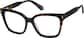 Angle view of Square Glasses 4474125 in Tortoiseshell thumbnail