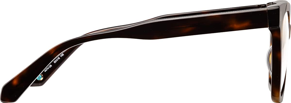 Side view of Square Glasses 4474125 in Tortoiseshell