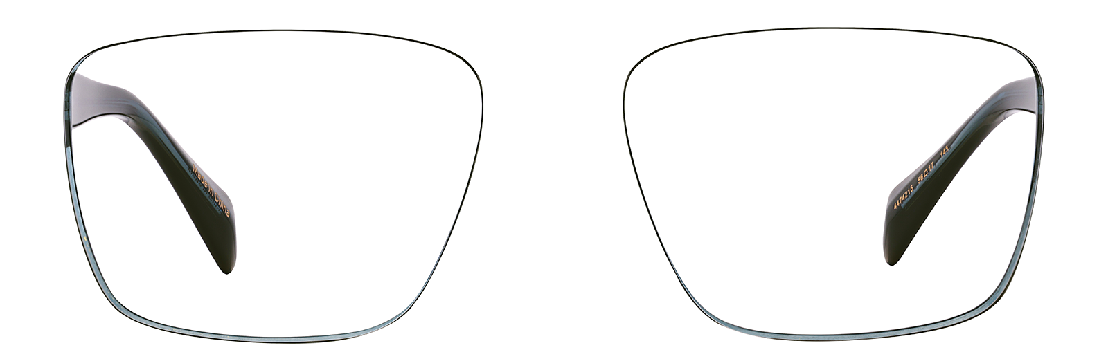 manecaページ Tortoiseshell Rectangle Glasses #4474235 | Zenni Optical