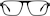 Front view of Dynamo Glasses 4474221 in Black thumbnail