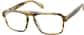 Angle view of Rectangle Glasses 4474235 in Tortoiseshell thumbnail