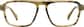 Front view of Rectangle Glasses 4474235 in Tortoiseshell thumbnail