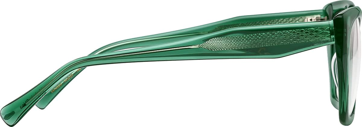 Side view of Cat-Eye Glasses 4474324 in Green