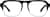Front view of Aviator Glasses 4474421 in Black thumbnail