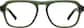 Front view of Aviator Glasses 4474424 in Green thumbnail