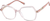 Angle view of Geometric Glasses 4474619 in Pink thumbnail