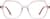 Front view of Geometric Glasses 4474619 in Pink thumbnail