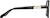 Side view of Geometric Glasses 4474621 in Black thumbnail