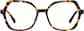Front view of Geometric Glasses 4474625 in Tortoiseshell thumbnail