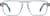 Front view of Square Glasses 4474712 in Gray thumbnail