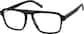 Angle view of Square Glasses 4474721 in Black thumbnail