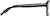 Side view of Square Glasses 4474721 in Black thumbnail