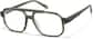 Angle view of Ponces Glasses 4474812 in Gray thumbnail