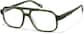 Angle view of Ponces Glasses 4474824 in Green thumbnail