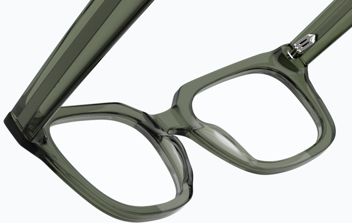 See-through view of Playbook Glasses 4475224 in Green thumbnail