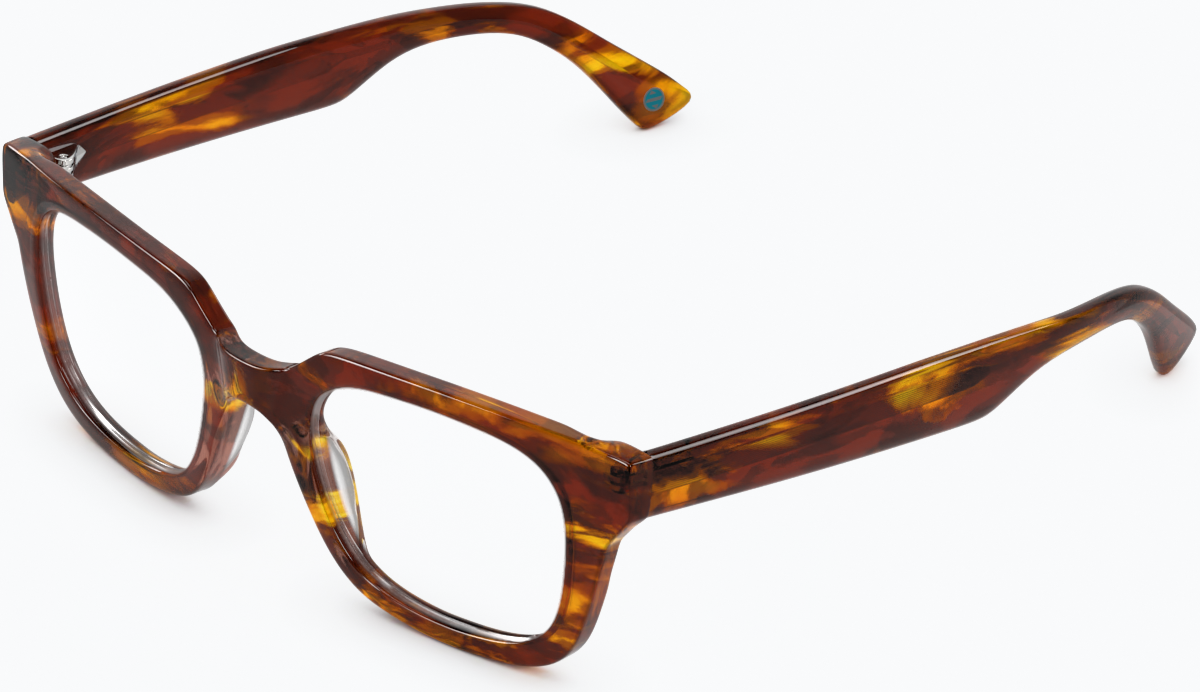 Angle view of Playbook Glasses 4475225 in Tortoiseshell thumbnail
