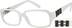 Rectangle Glasses 447530 in White
