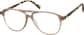 Angle view of Double Dip Glasses 4475415 in Brown thumbnail