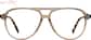 Front view of Double Dip Glasses 4475415 in Brown thumbnail