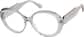 Angle view of Oval Glasses 4475712 in Gray thumbnail