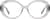 Front view of Oval Glasses 4475712 in Gray thumbnail