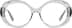 Oval Glasses 4475712 in Gray