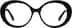 Oval Glasses 4475721 in Black