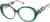Angle view of Oval Glasses 4475724 in Green thumbnail