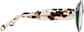 Side view of Oval Glasses 4475724 in Green thumbnail