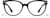 Front view of Cat-Eye Glasses 4475821 in Black thumbnail
