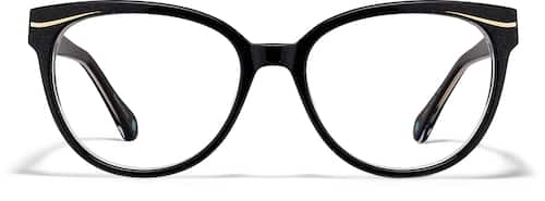 Black Cat-Eye Glasses