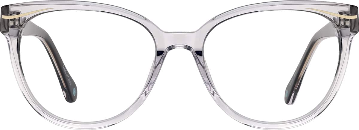 Front view of Cat-Eye Glasses 4475823 in Clear