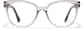 Front view of Cat-Eye Glasses 4475823 in Clear thumbnail