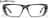 Front view of Geometric Glasses 4476012 in Gray thumbnail