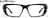 Front view of Geometric Glasses 4476021 in Black thumbnail