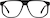 Front view of Aviator Glasses 4476121 in Black thumbnail